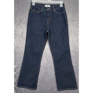 Womens 512 Levi Jeans Perfectly Slimming Boot Cut Stretch Size 10S (28Wx30L)